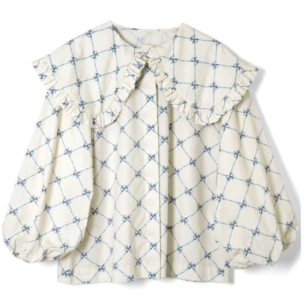 Anthropologie Damson Madder Lola Bow Blouse US4 UK8